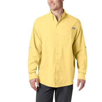 Columbia Muške Košulje - PFG Tamiami II Long Sleeve Tall Narančaste | CZBU-85196